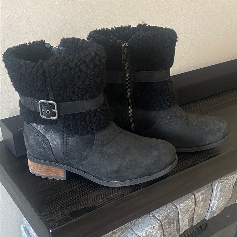 UGG Women's Black Ankle Boots